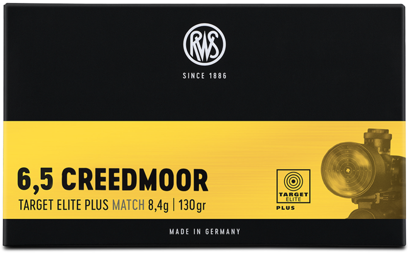 RWS 6,5 Creedmoor Target Elite Plus 8,4 g 20 kpl/rs