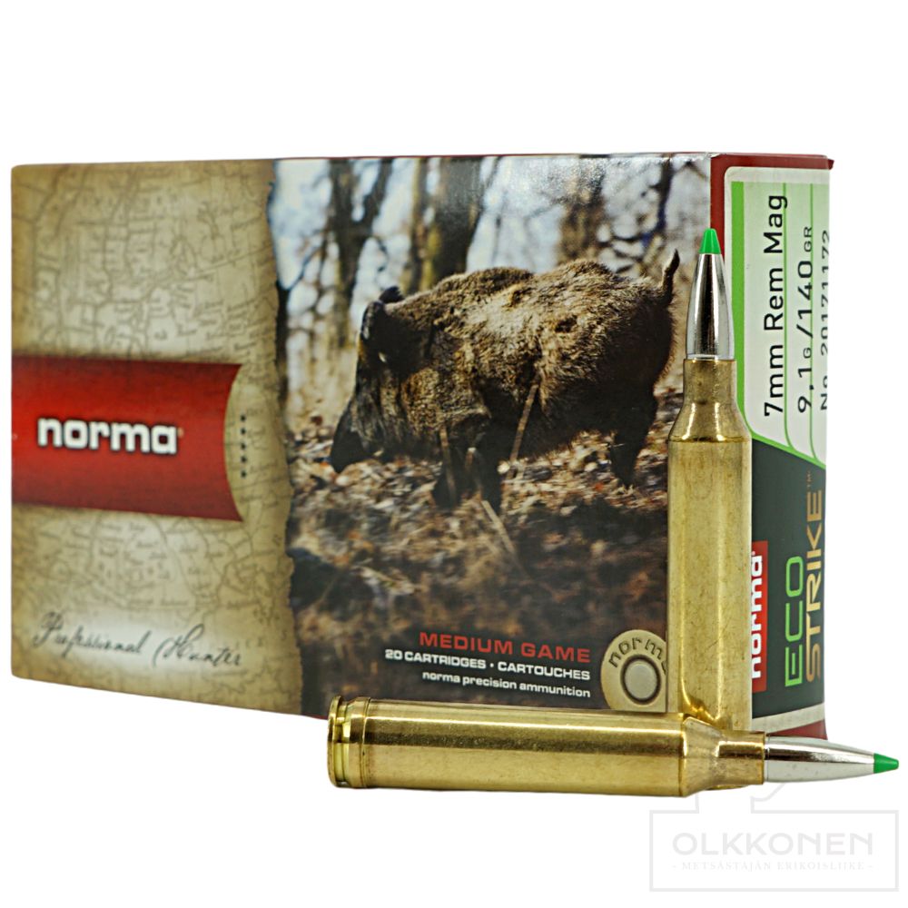 Norma Ecostrike 7mm Rem. Mag. 9,1g 20 kpl/rs