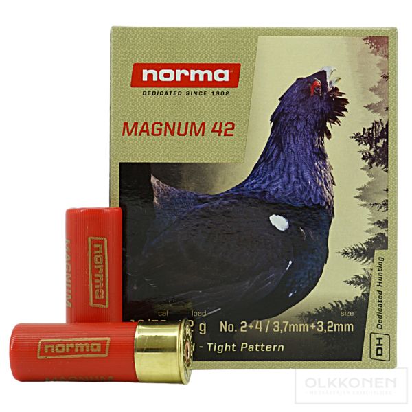 Norma Magnum Duplex 12/70 42g 3,75 + 3,25 mm