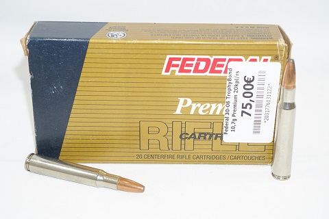Federal 30-06 TrophyBond 10,7g Premium 20kpl/rs                                                               