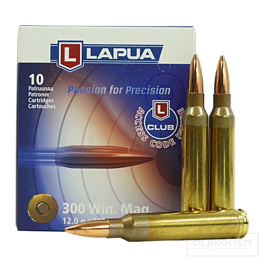 Lapua .300 Win Mag Scenar GB432 12g 10 kpl/rs