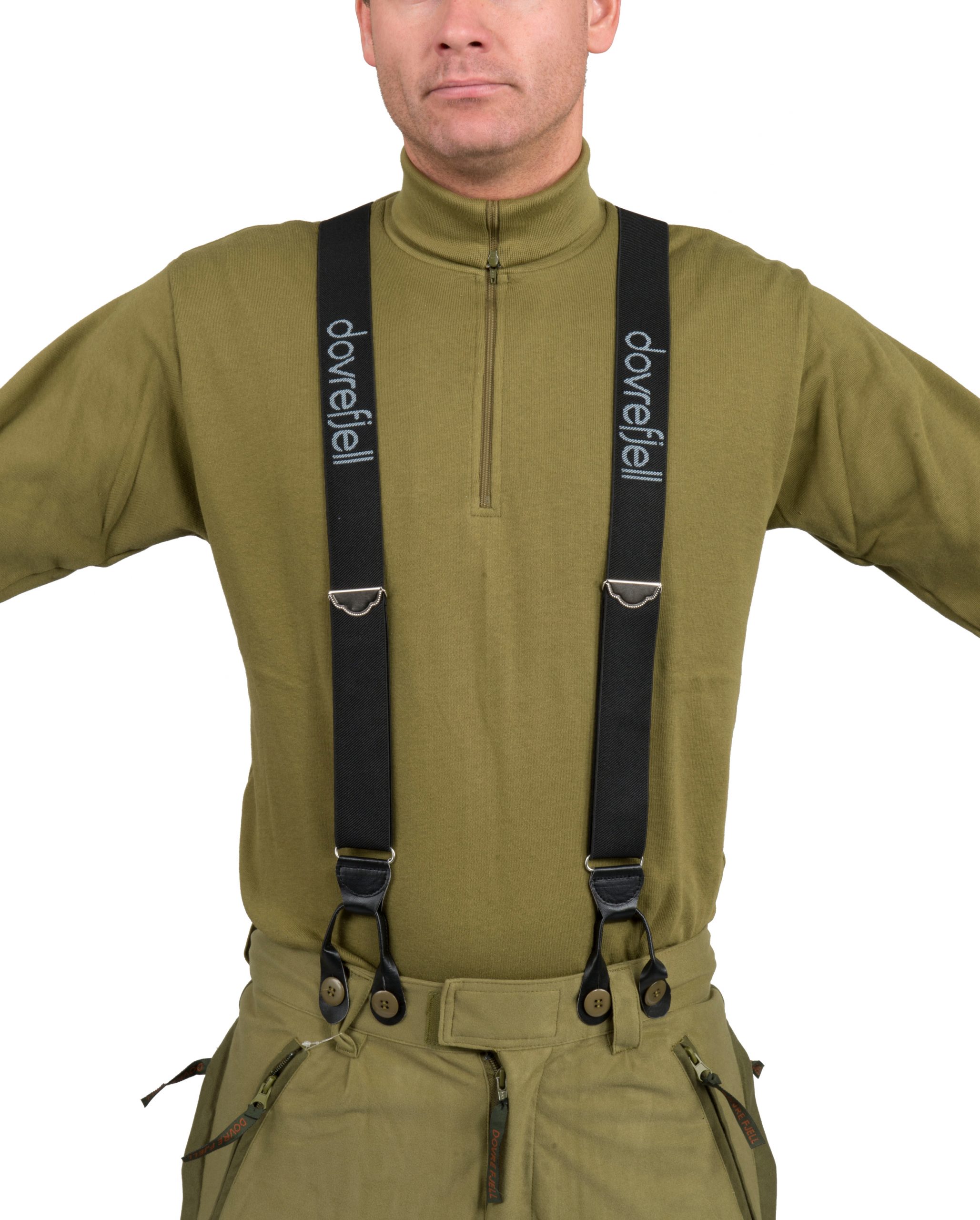 Dovrefjell Classic nappihenkselit musta