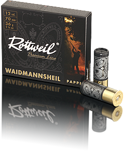 Rottweill Waidm. Pappe 12/70 36 g 3,2mm                                                                       