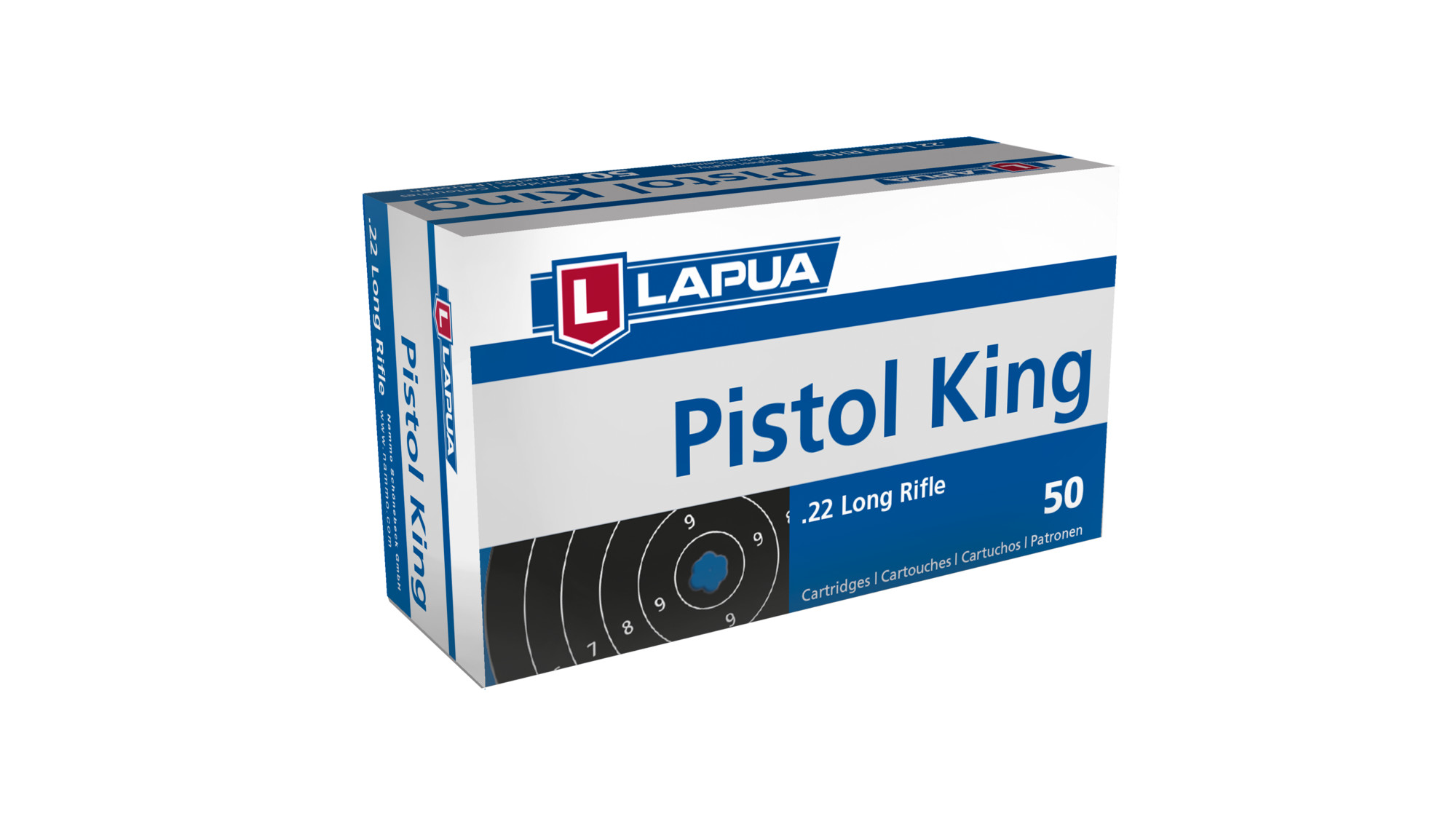 Lapua Pistol King  22Lr patruuna  50kpl/rs  285 m/s                                                           