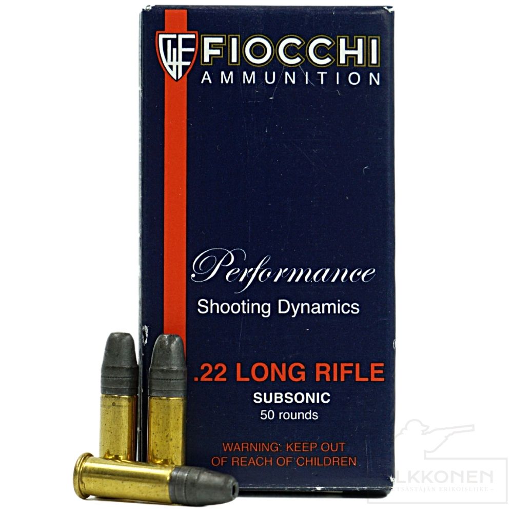 Fiocchi .22 lr Subsonic 50kpl/rs