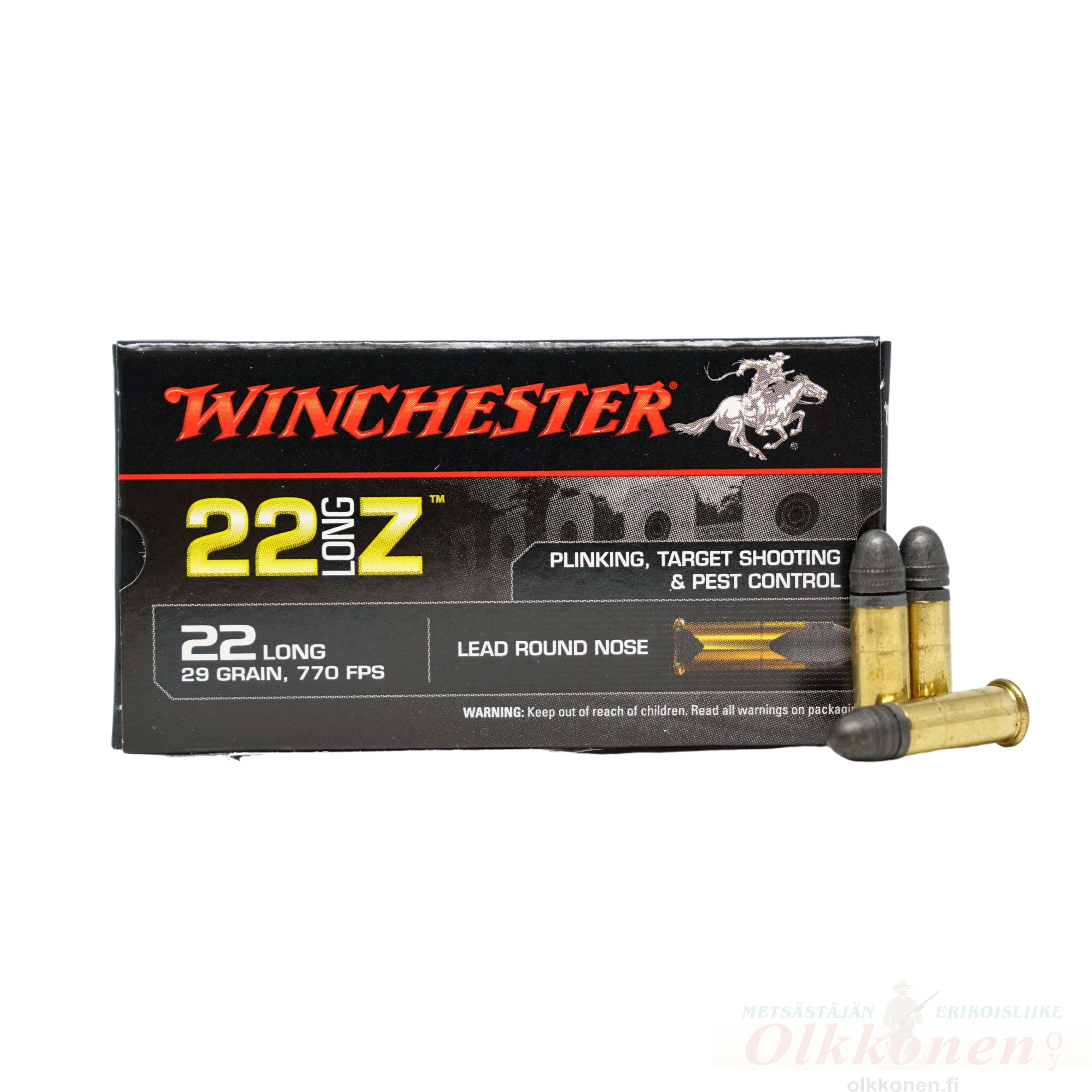 Win .22 LR Zimmer 235 m/s 1,88g Z22L 50kpl/rs                                                                 