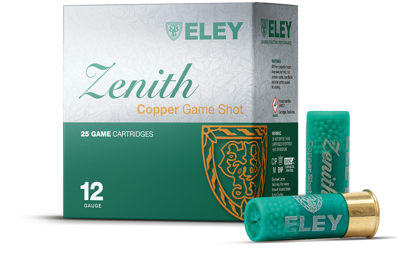 Eley Zenith 12/70 30 g Copper koko 5