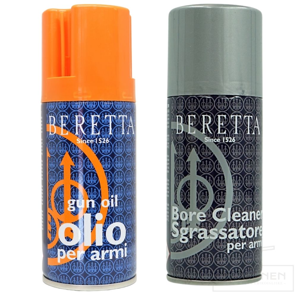 Beretta aseöljy ja piipun puhdistusaine paketti