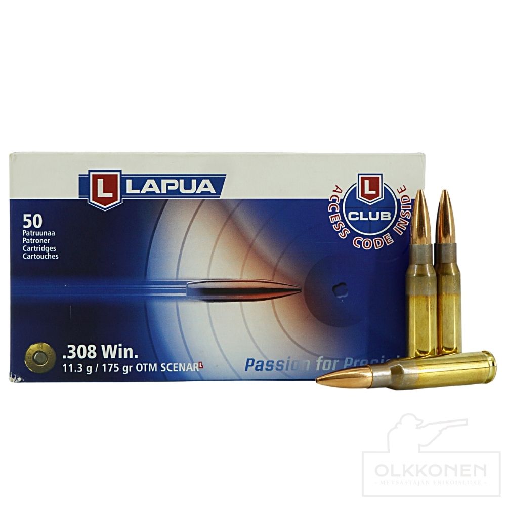 Lapua .308 win GB550 Scenar 11,3 g / 175 gr 50kpl/rs