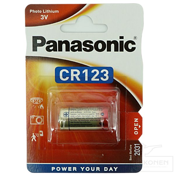 Panasonic CR123 3V paristo