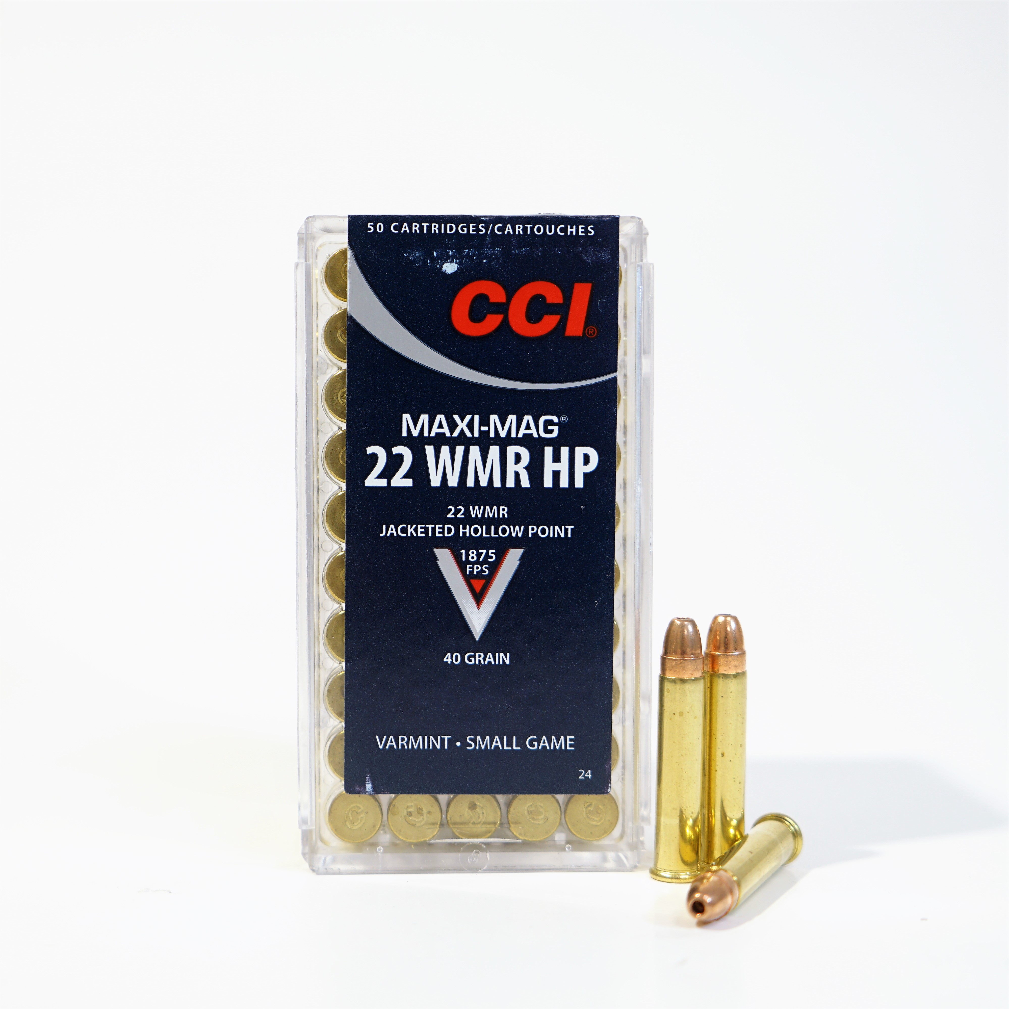 CCI .22 WMR MaxiMag HP 580 m/s 2,60g 0024                                                                     