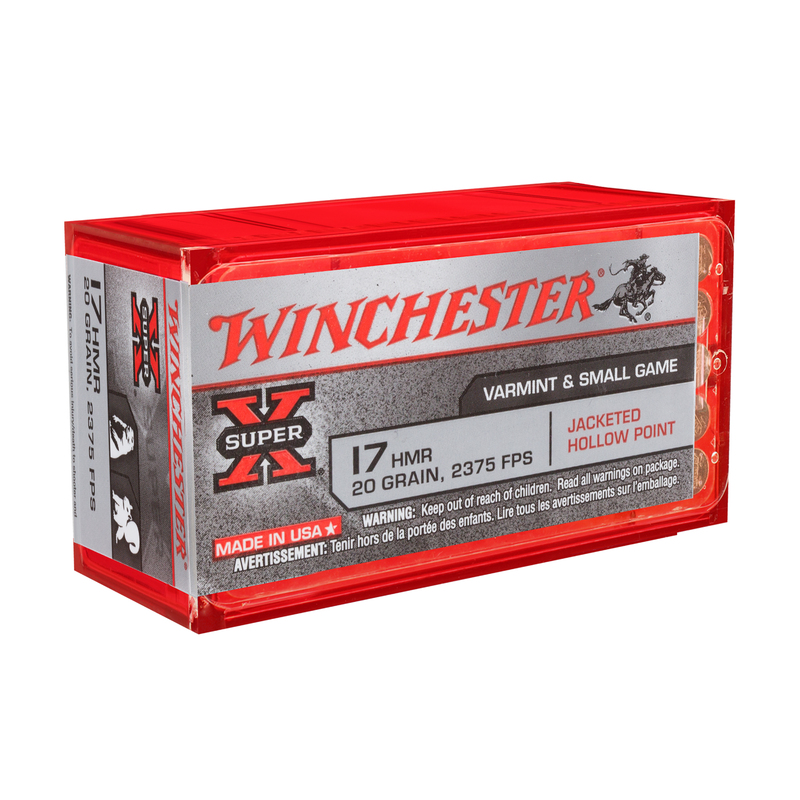 Winchester .17 HMR Super-X 20gr JHP 50 kpl/rs