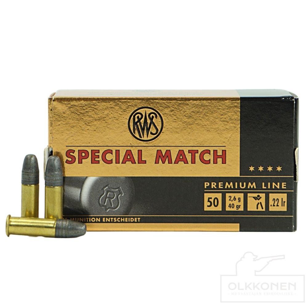 RWS Special Match 22 lr patruuna 50kpl/rs                                                                     