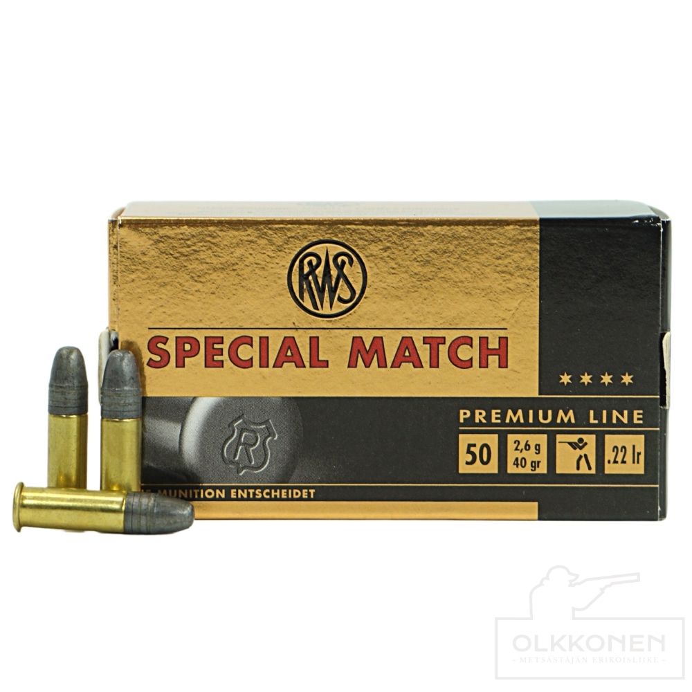 RWS Special Match 22 lr patruuna 50kpl/rs                                                                     