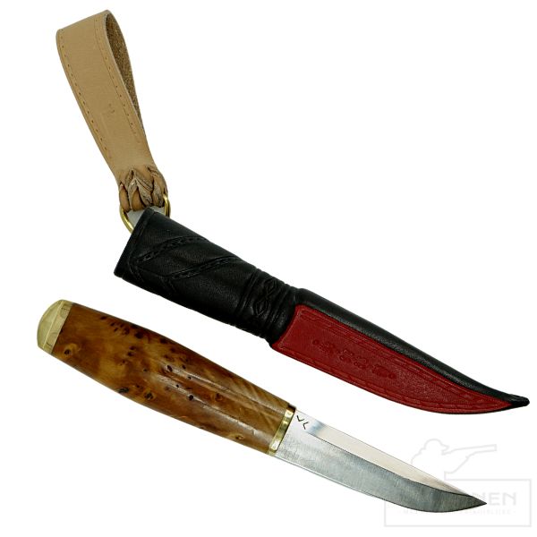 Puukko Arki Tommi  9 cm terällä,  raidanjuurivisa kahva 