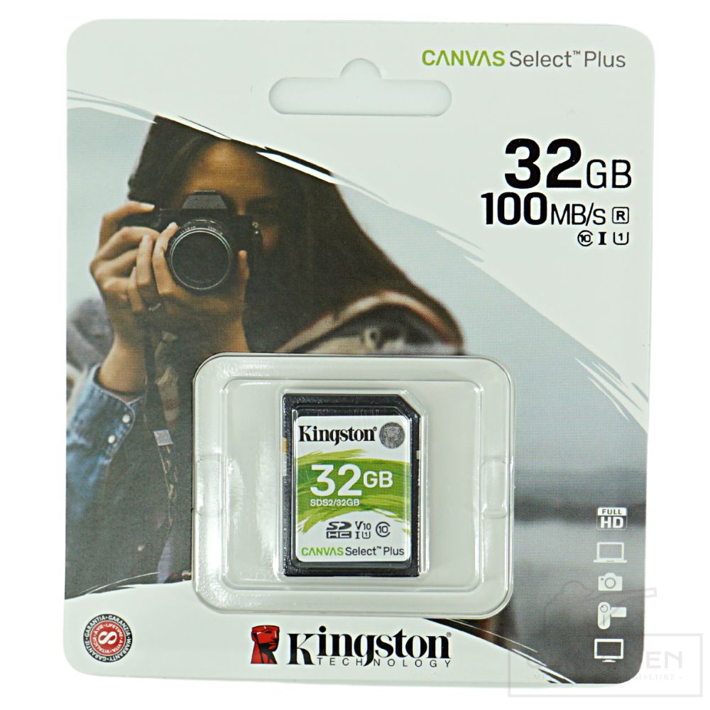 Kingston 32 GB muistikortti