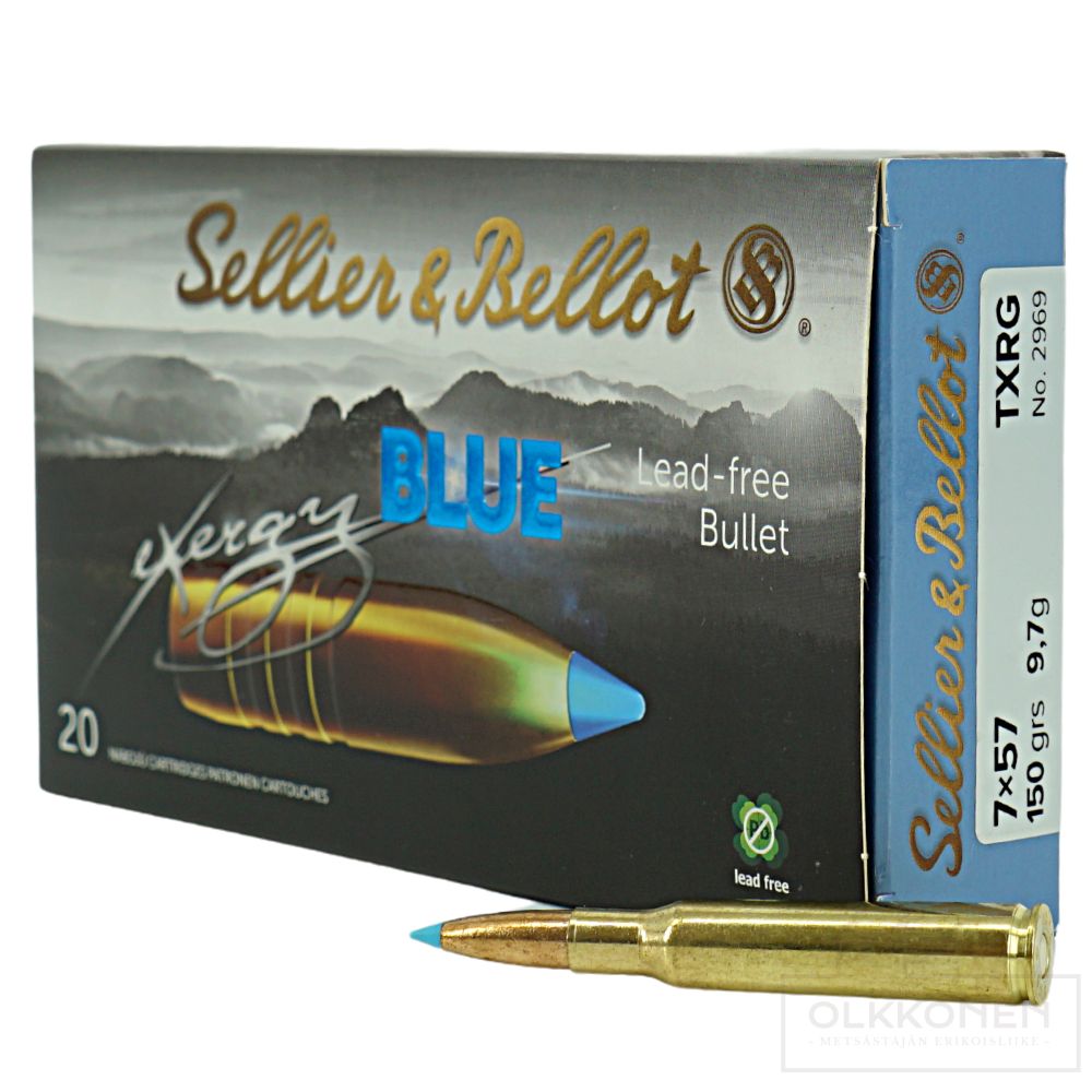 Sellier & Bellot 7x57 eXergy Blue 9,7 g 20 kpl/rs