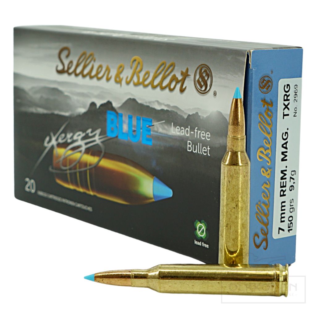 Sellier & Bellot 7 mm Rem Mag eXergy Blue 9,7 g 20 kpl/rs