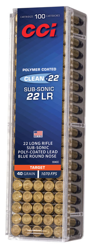 CCI .22 Lr Clean-22 2,6g 326 m/s 100 kpl/rs