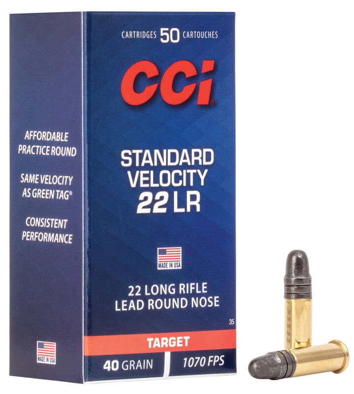CCI .22 Lr Standard 2,6 g 50 kpl/rs