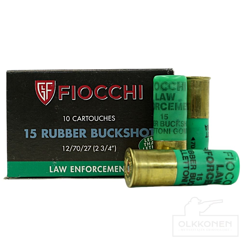 Fiocchi 12/70 karkkopatruuna buckshot 25kpl/rs                                                                