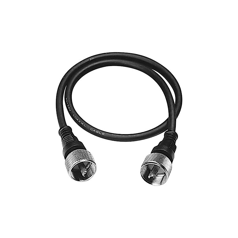 RG 58 -välikaapeli UHF -liittemellä 150 cm