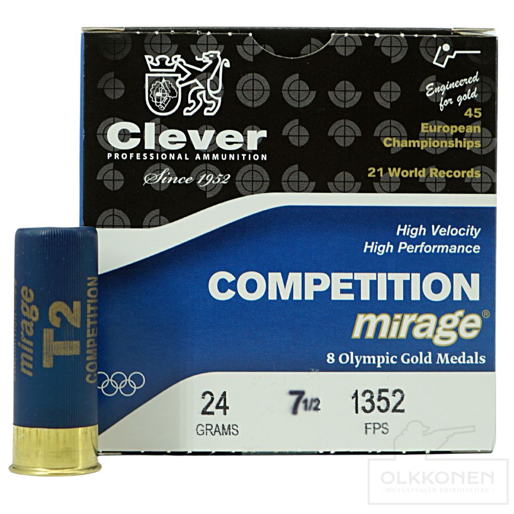 Mirage Competition 12/70 T2 24g no 7,5 Trap 25kpl/rs