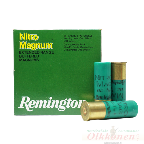 Remington Nitro Magnum 12/76 / 52 g nro 4 3,3mm 369m/sek 