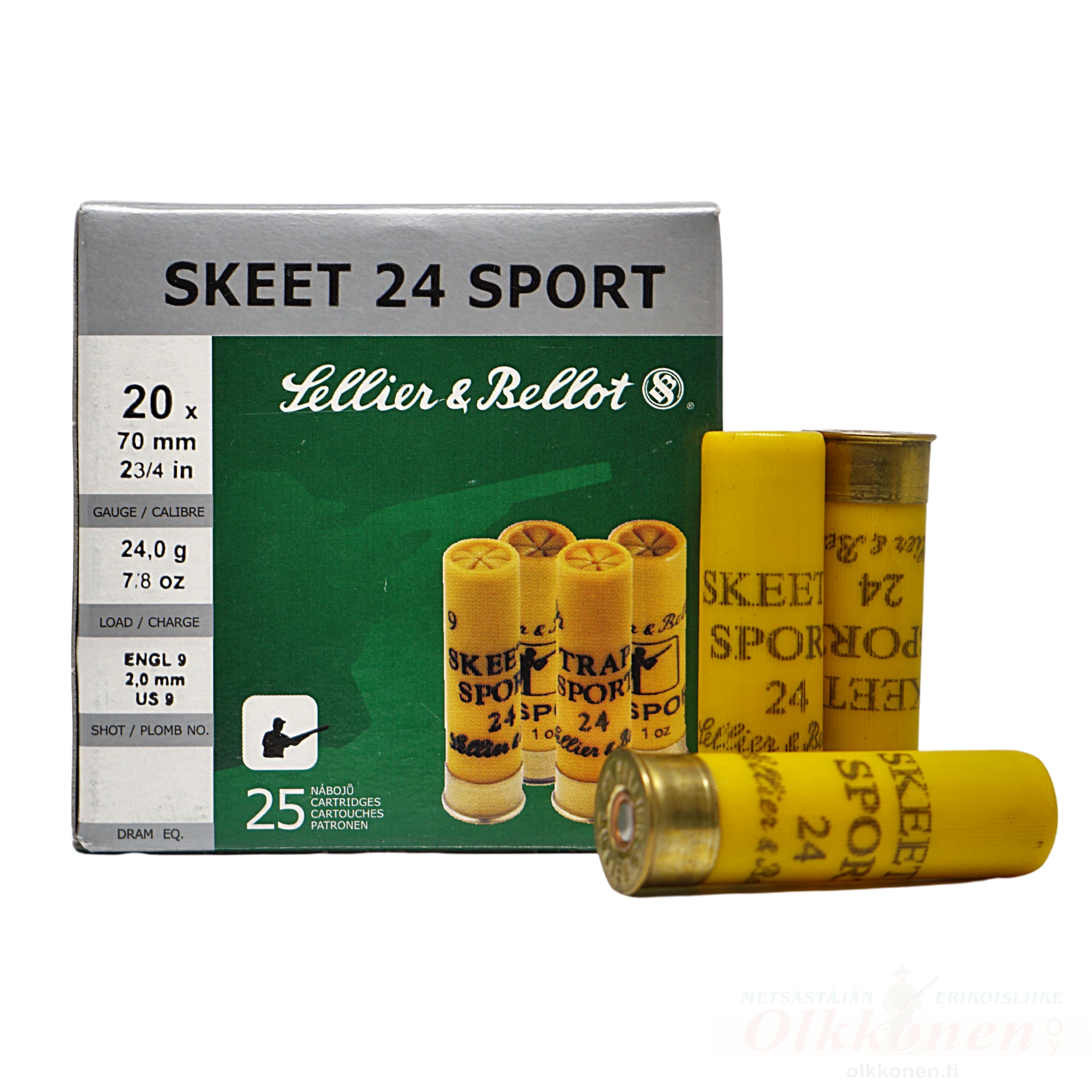 Sellier & Bellot Skeet 24 Sport 20/70  2,0mm                                                                  