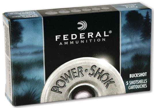 Federal Power-Shok 12/70 Buckshot 4B  6,1mm 5kpl/rs                                                           