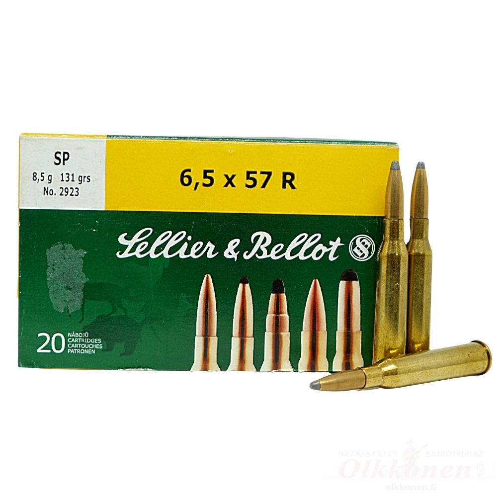 Sellier & Bellot 6,5x57R 8,5g SP  20kpl/rs                                                                     