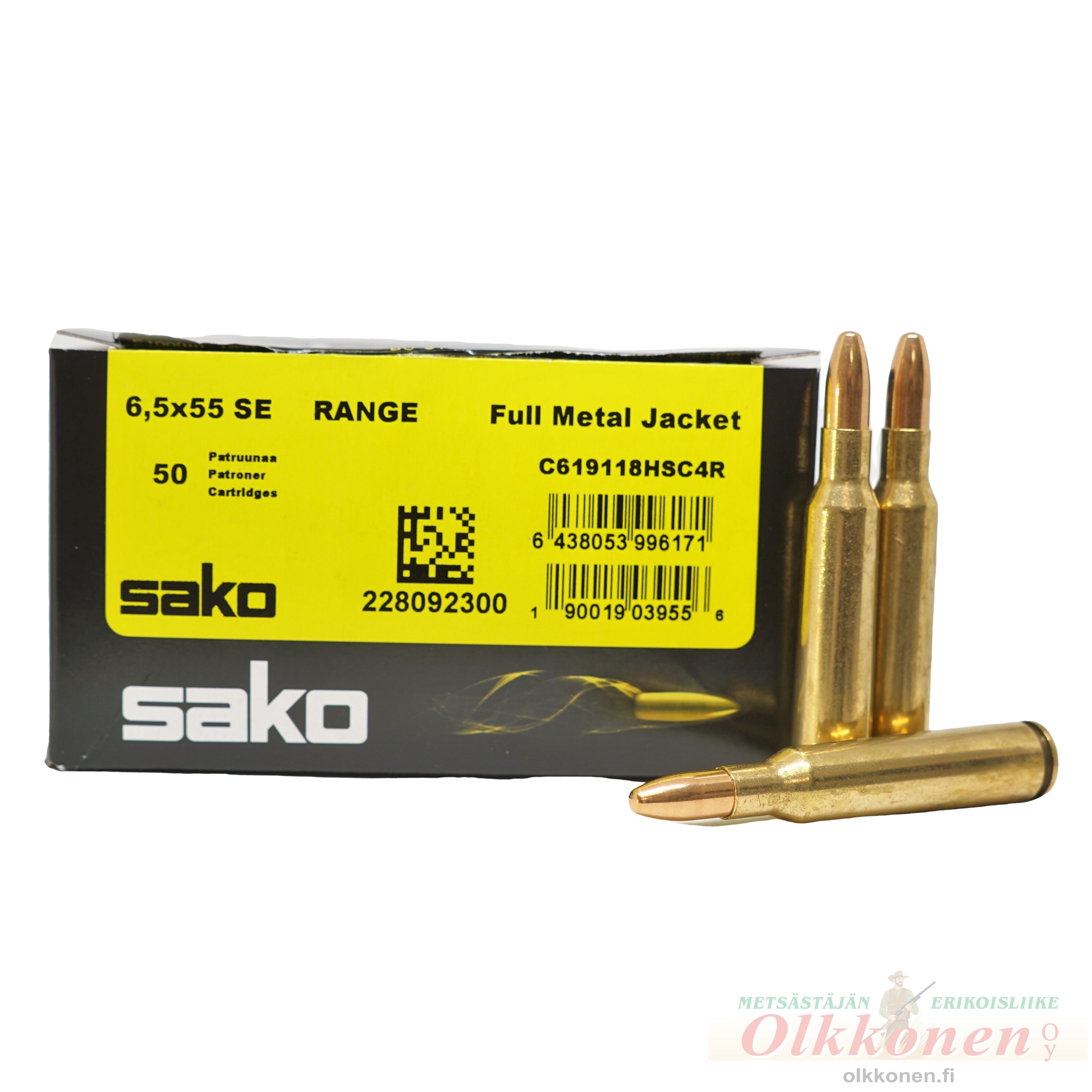 Sako Range 6 5x55 Se 6 5 G Fmj Patruuna 50 Kpl Olkkonen Fi