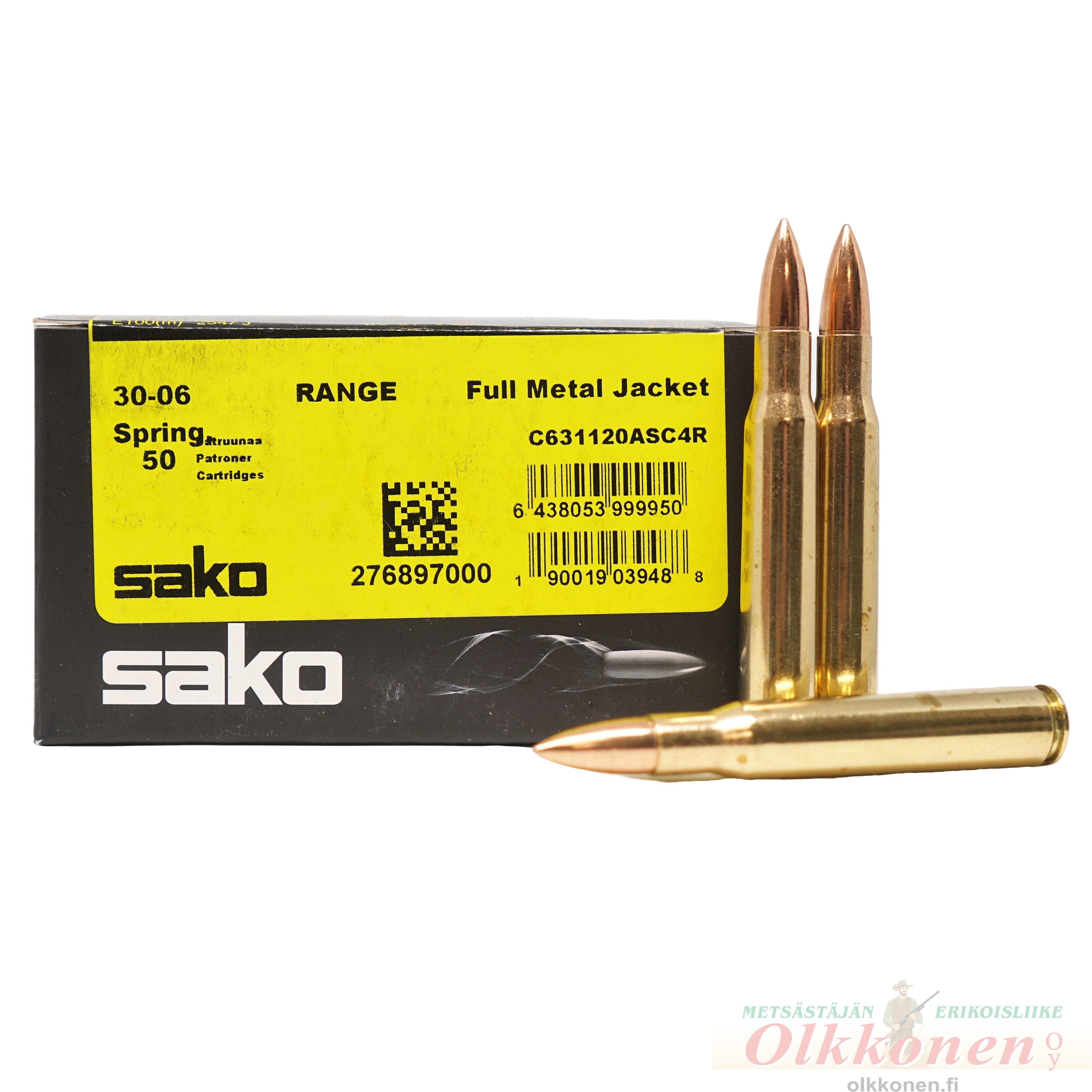 Sako Range 30-06  8g FMJ   50 kpl                                                                             