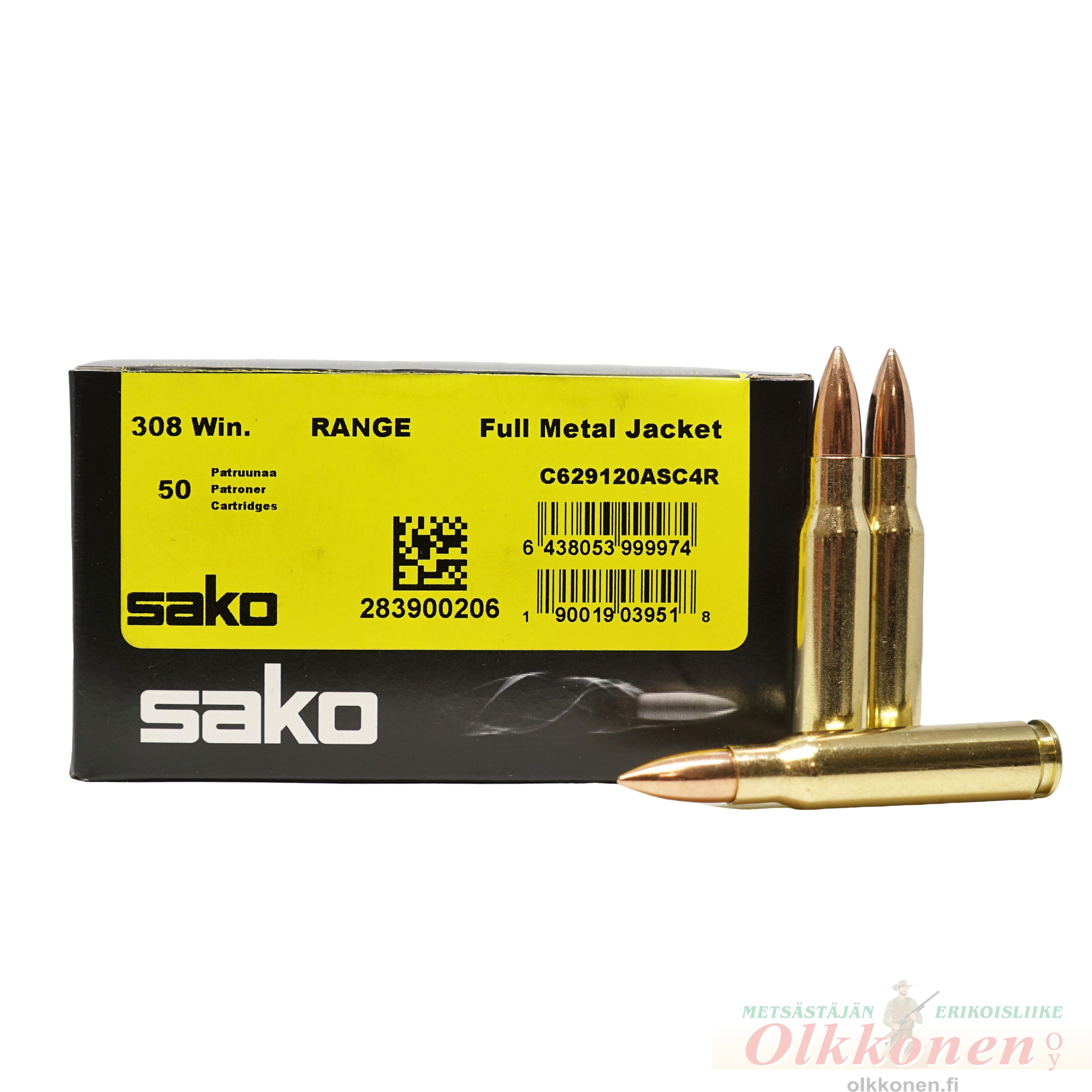 Sako Range .308 Win 8 g FMJ 50kpl/rs