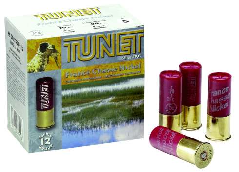 Tunet France Chasse Nickel 12/70 36g nro2 3,75mm                                                              