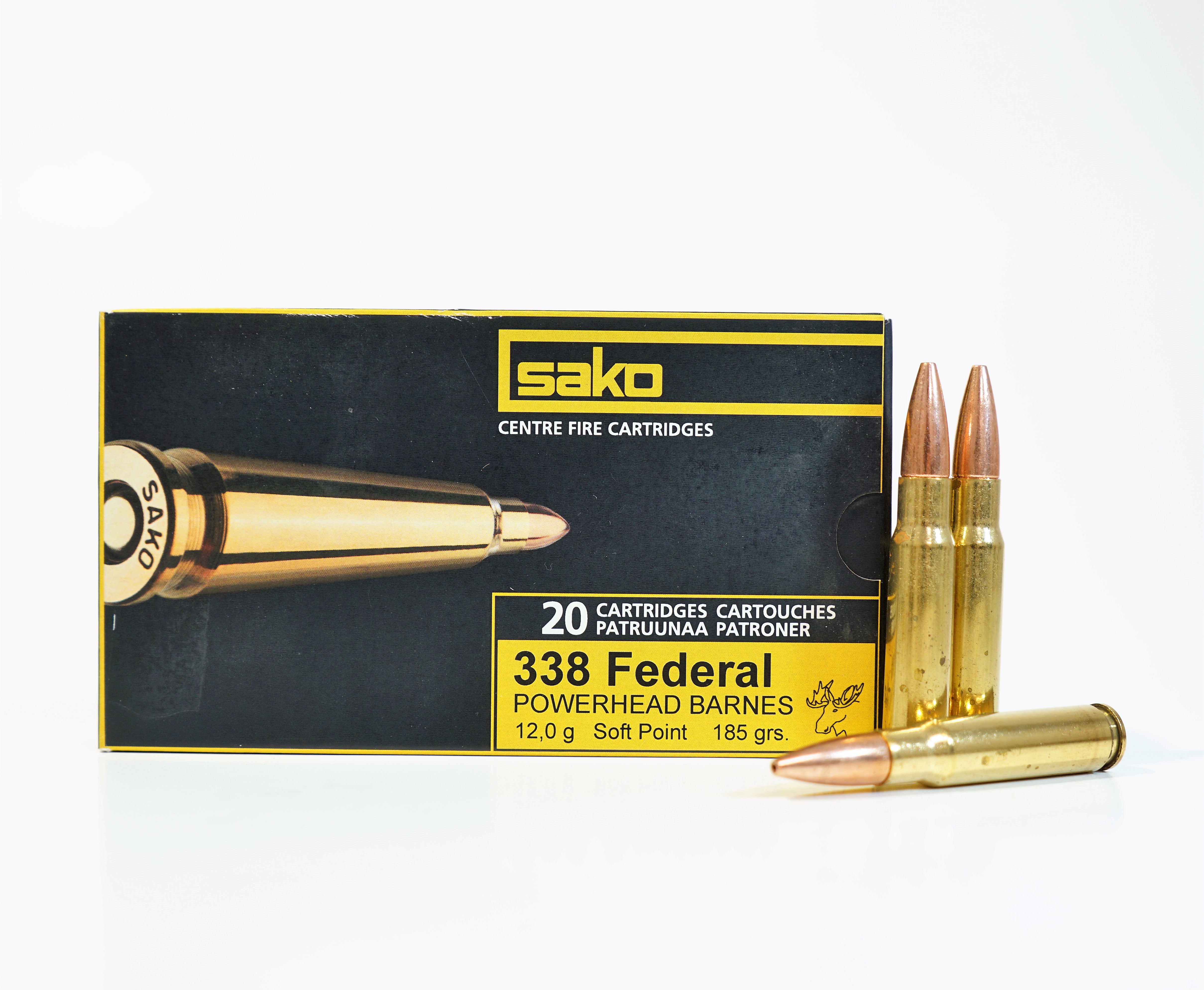 Sako 338 Federal 13g Moosehead 20 kpl/rs                                                                          