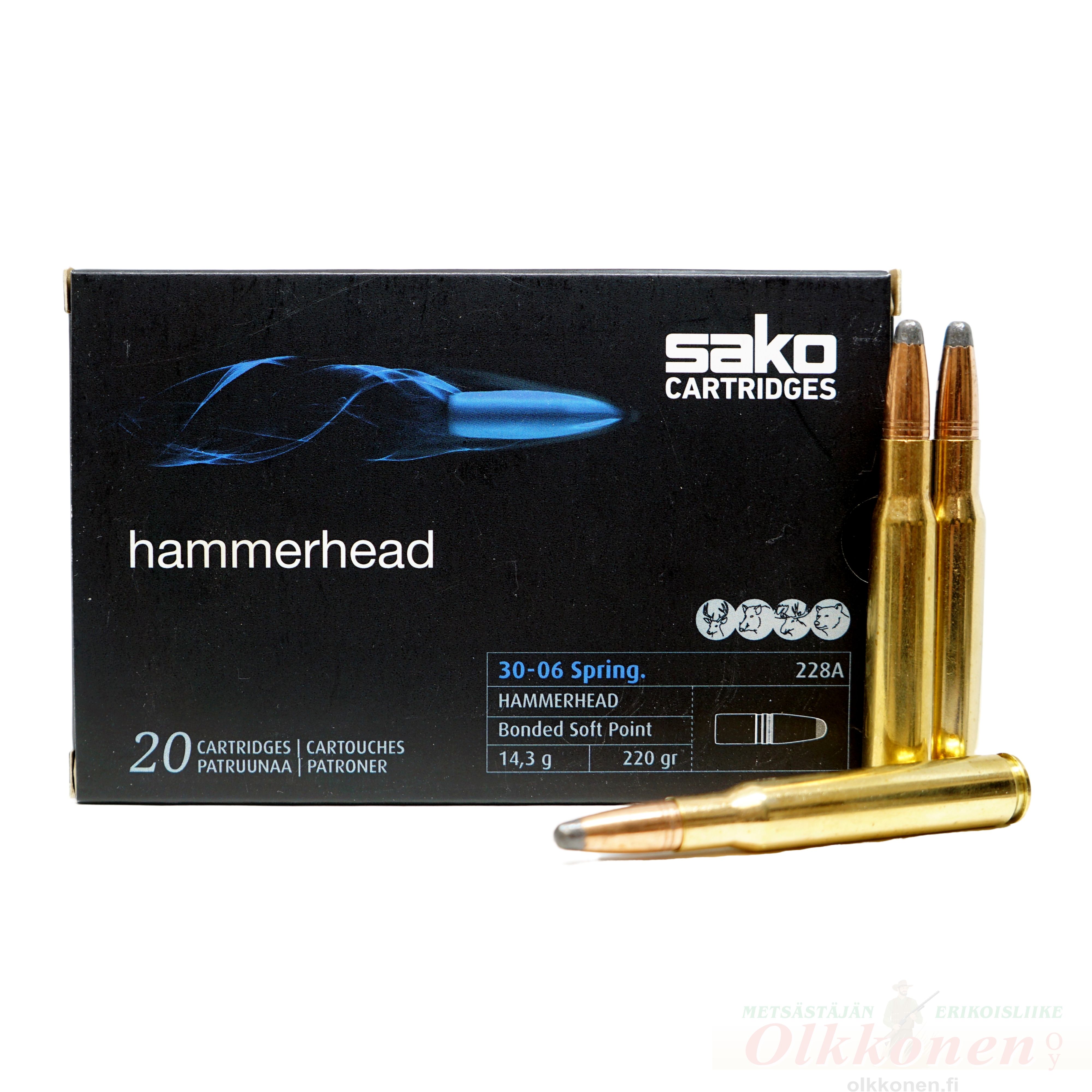 Sako .30-06 Hammerhead 228A 14,3 g 20 kpl/rs