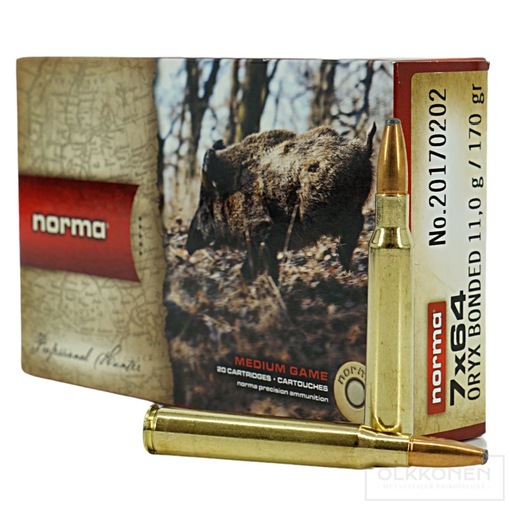 Norma 7x64 Oryx 11,0g patruuna