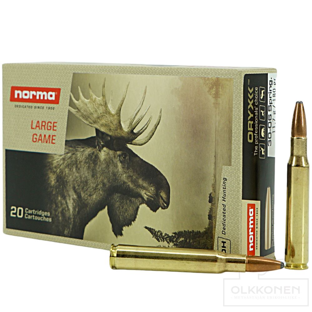 Norma 30-06 Oryx 11,7g patruuna 20 kpl/rs