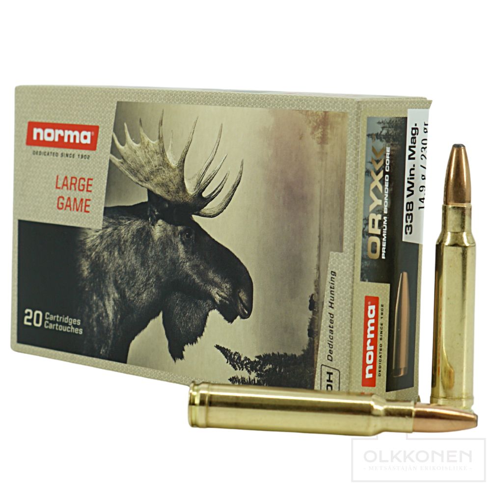 Norma .338 Win.Mag Oryx 14,9g  20kpl/rs