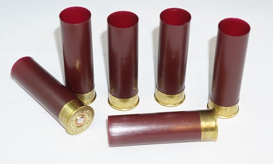 Fiocchi T2 12/70 nallitettu hylsy 100kpl/pss Tummanpunainen                                                   