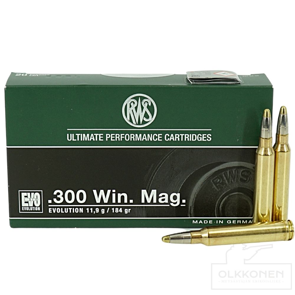 RWS .300 Win Mag 11,9 g Evolution patruuna