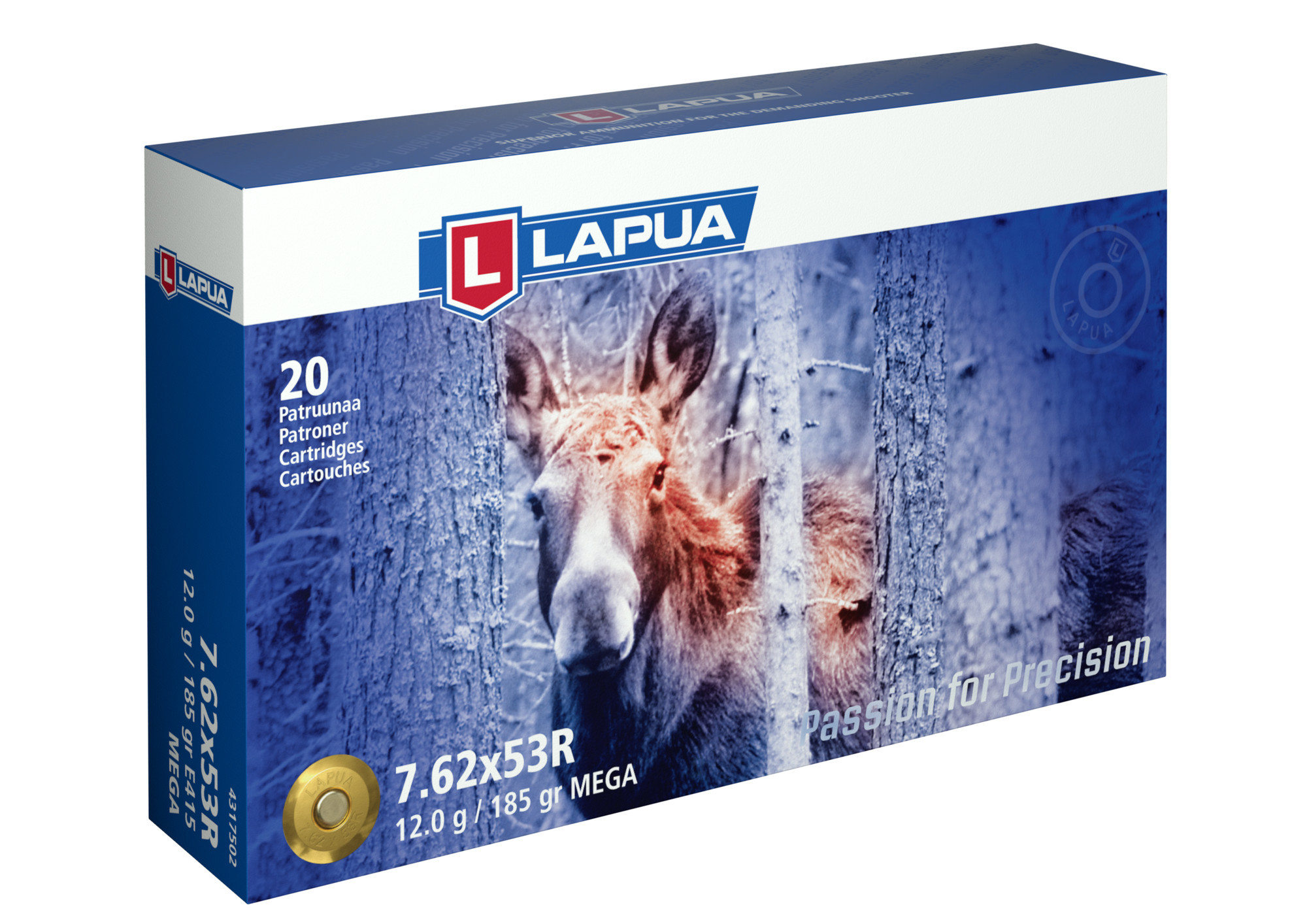 Lapua 7,62X53R  Mega 12 g