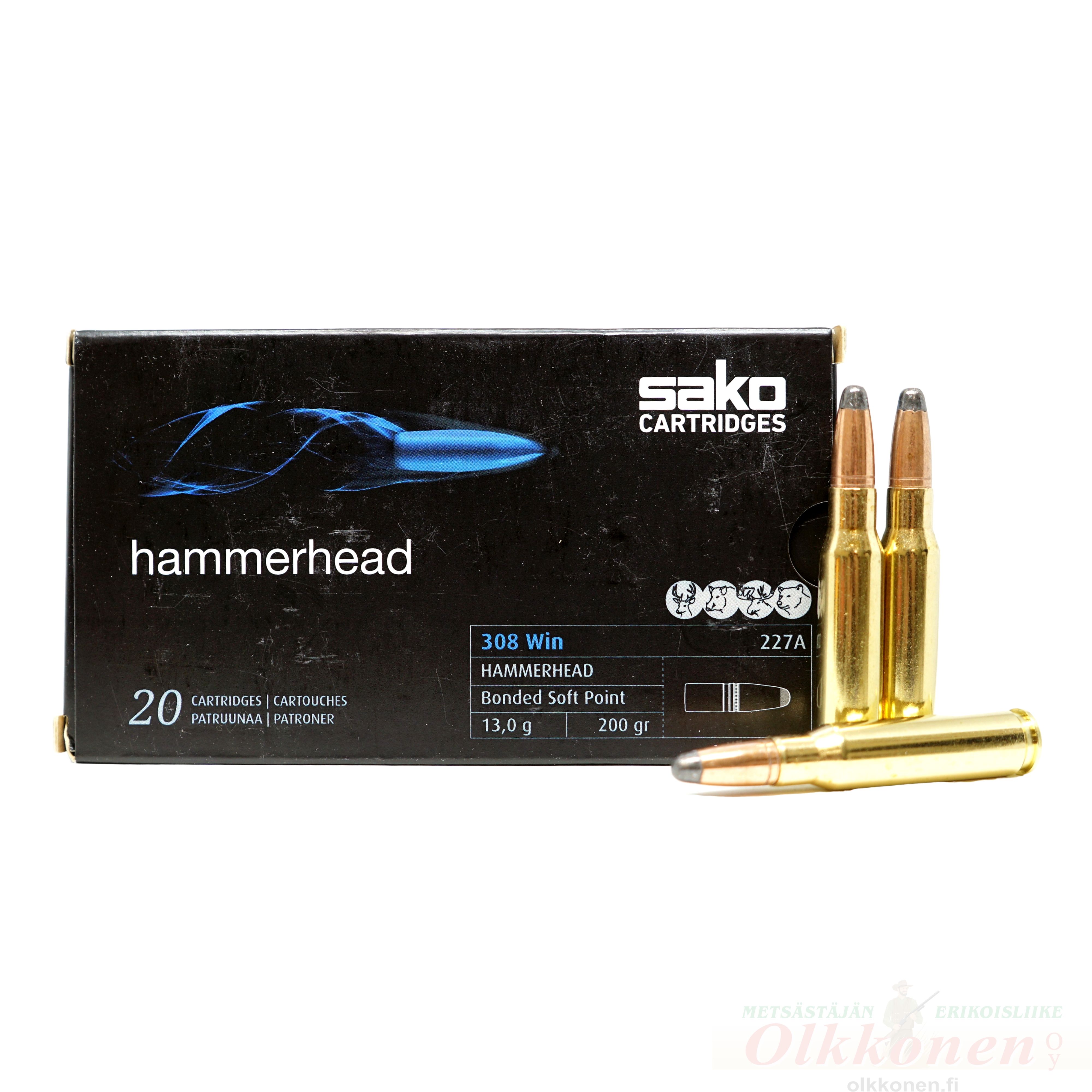 Sako .308 13 g Hammerhead 227A 20kpl/rs