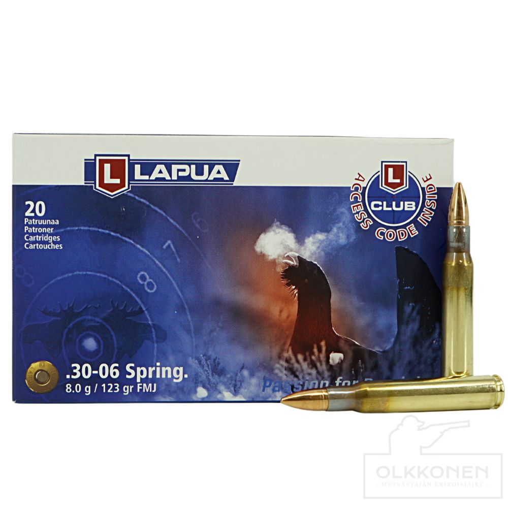 Lapua 30-06 8g Trainer FMJ  S374 20kpl/rs