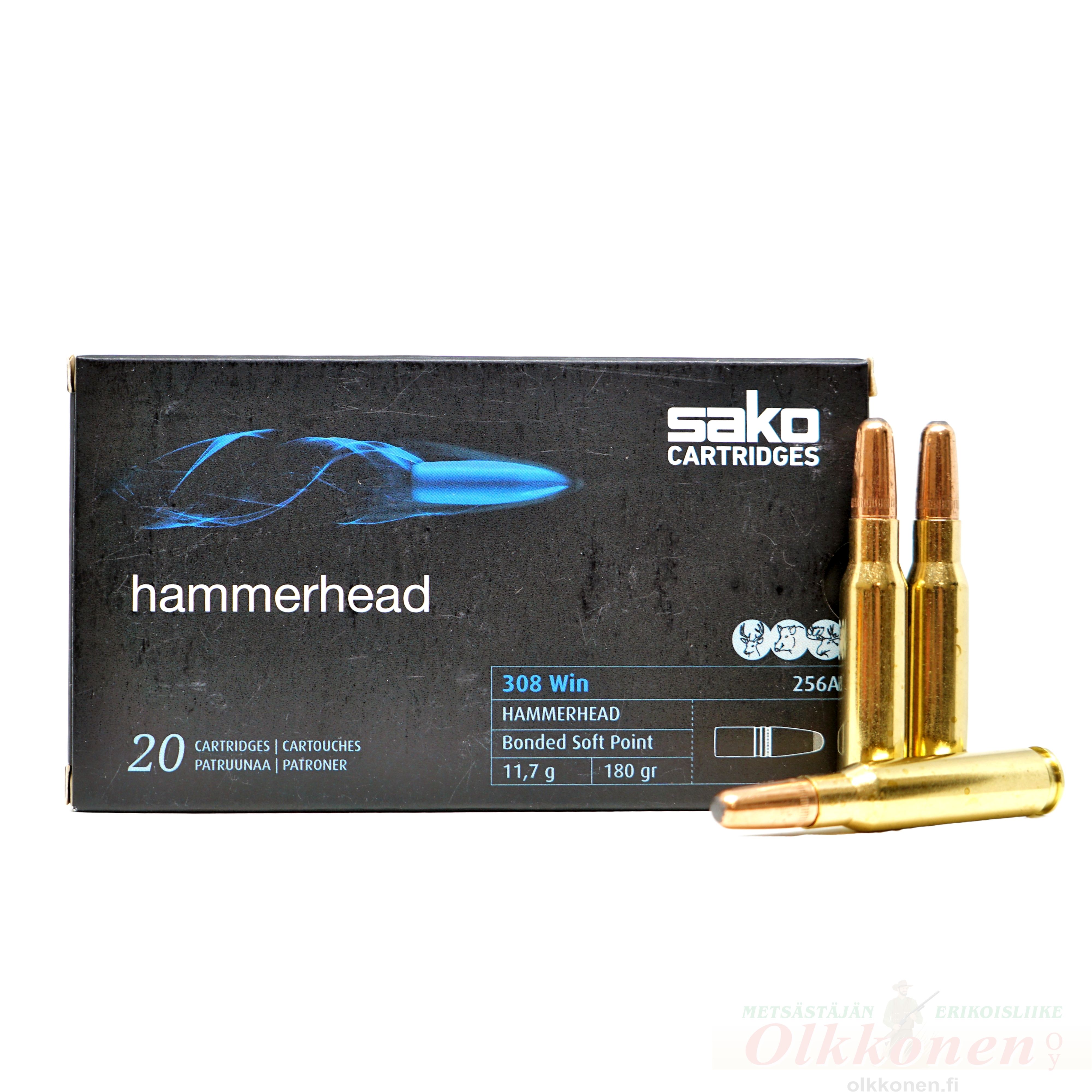 Sako .308 win 256A Hammerhead 11,7g 20kpl/rs
