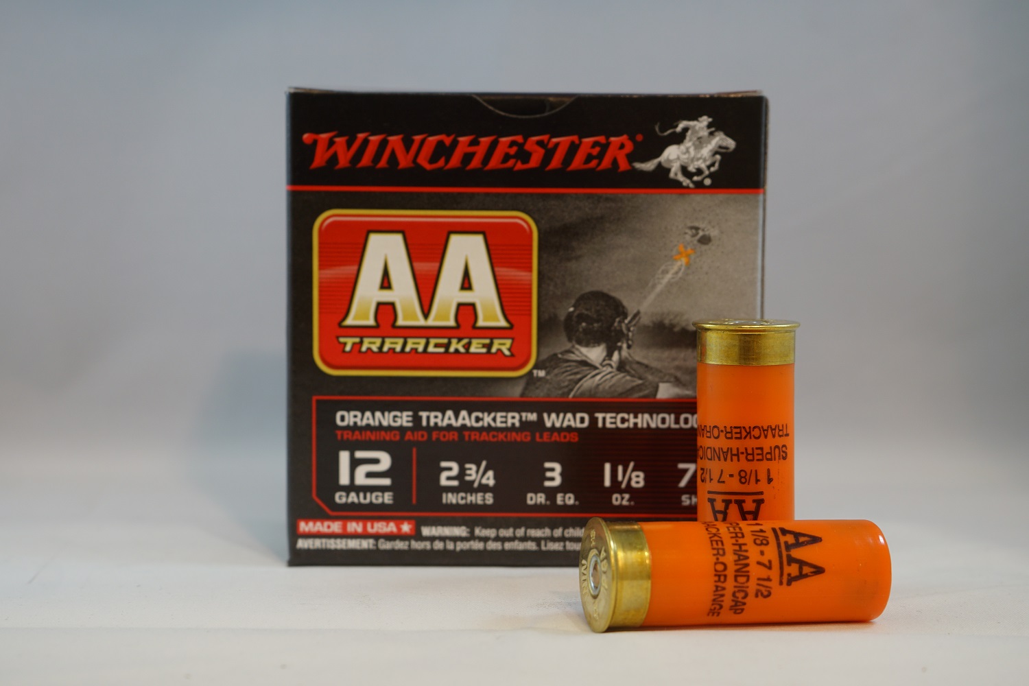 Winchester Traacker AA 32g 12/70 nro:7 1/2, väri oranssi                                                      