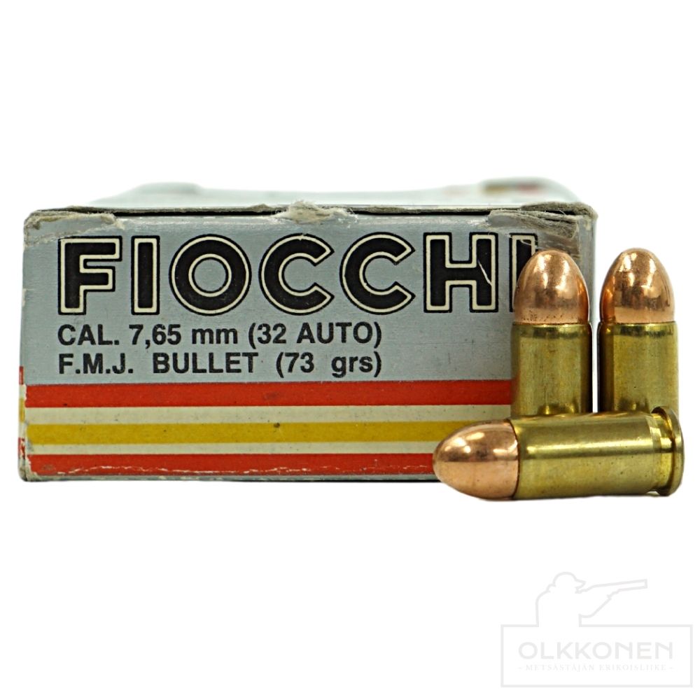Fiocchi 7,65 Browning 4,73g  220 m/s .32 auto 50kpl/rs