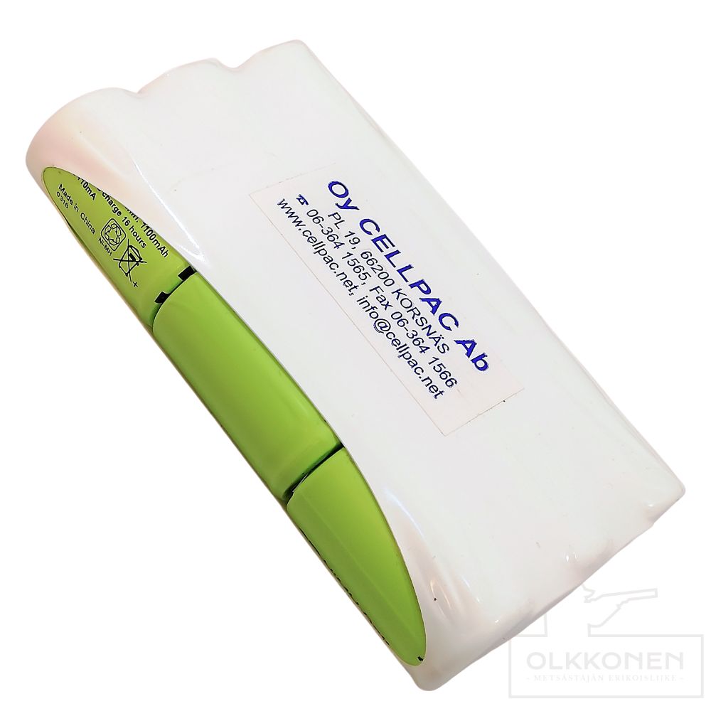 Maxon VHF-puhelimen vara-akku  Ni-Cd  1100 mAh                                                                