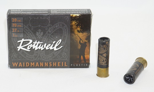 Rottweil Waidmannsheil 20/70 27g n:o 3  3,5mm 10kpl/rs                                                        